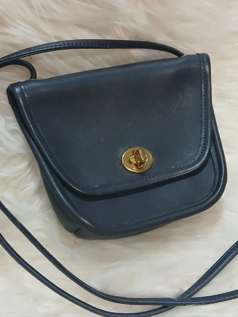 Vintage Coach Everett Bag In Navy